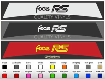 

For FORD FOCUS RS CAR WINDSCREEN SUNSTRIP LOGO GRAPHIC DECAL STICKERS SU11