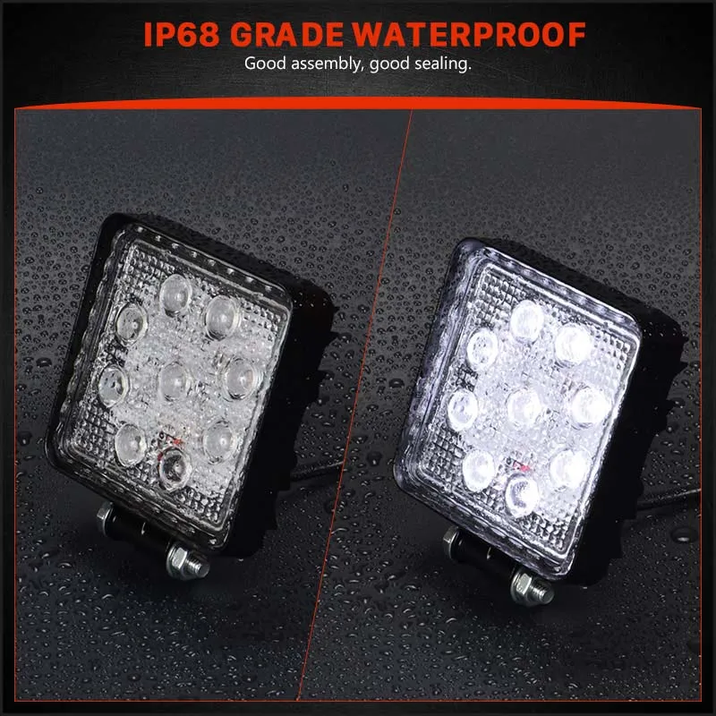 4 inch 27W Led work light (5)