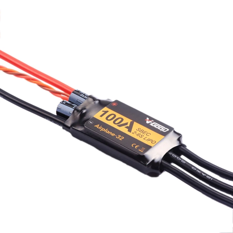 VGOOD 100A 2 6S 32 битный бесщеточный ESC с 5A SBEC для радиоуправляемого самолета