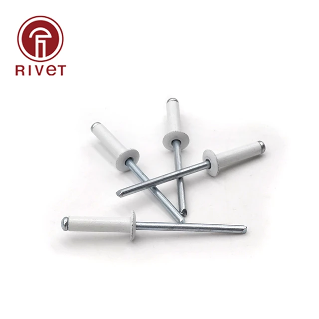 Rivets aveugles ouverts en acier blanc, 2.4x1/6/3x1/6/3x10mm, rivets de  traction, décoration Pop pour meubles - AliExpress