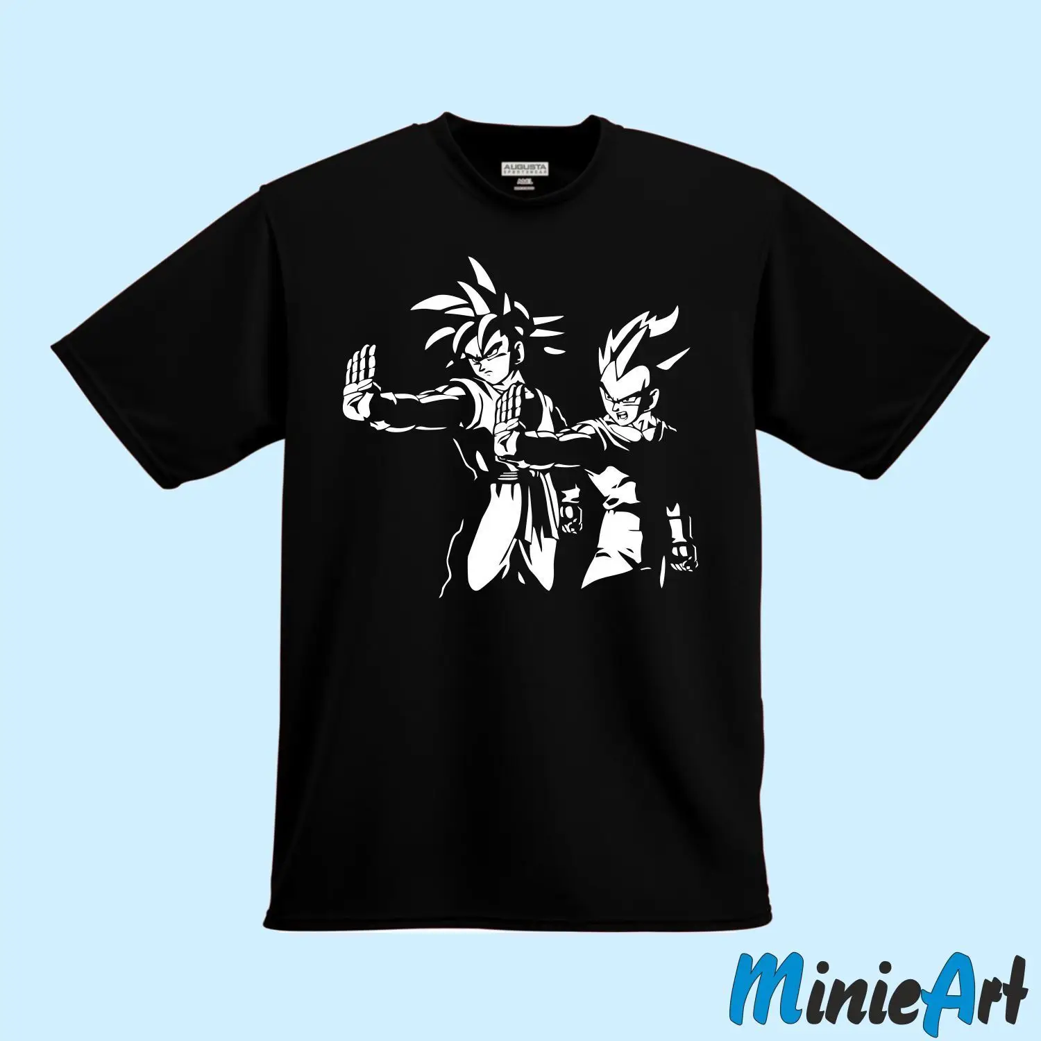 100% Cotton Brand New Dragon Ball Z Pulp Fiction Goku Vegeta Tshirt Gift Shirt Tee T-shirt Summer |
