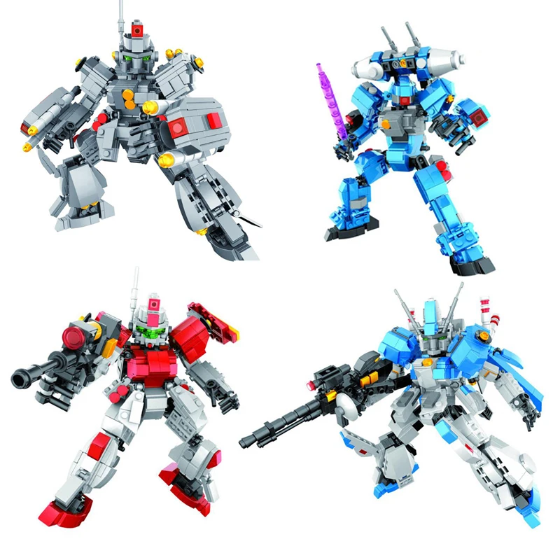 

Hot mirage armor super robot building block versus assemable model bricks toys collection for boy gift
