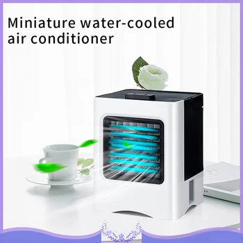 

Portable Personal Air Conditioner Fan Mini USB Personal Space Air Cooler Humidifier Purifier Cooling Fan 3 Speeds Household