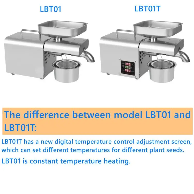 BEAUTISUN, Automatic Stainless steel oil press,cold oil machine,home oil presser, Sunflower olive  oil extractor, X1 6