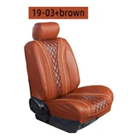 19-03 Brown BOOST для Toyota Harrier автомобильный чехол 2005 MHU38 чехол для сидения автомобиля полный комплект 5 сидений правый руль вождения - Название цвета: 19-03 Brown