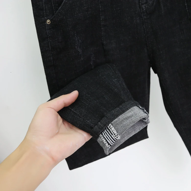 Autumn Large plus size jeans women Harem Pants Female Simple casual High Waist trousers Jeans Fashion Legging Loose Fat
