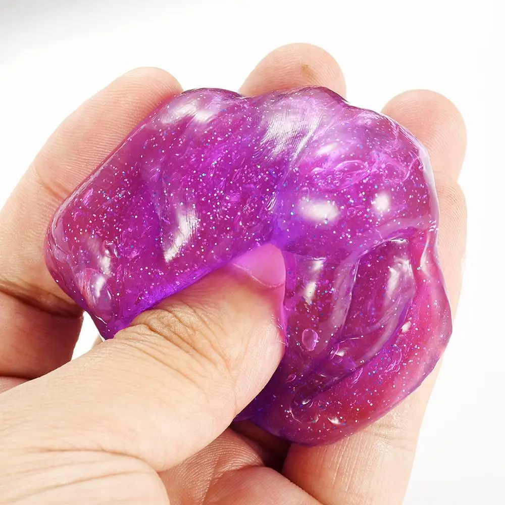 2019 новый прозрачный пушистый мягкий слайм из пены игрушки DIY хрустальное тесто