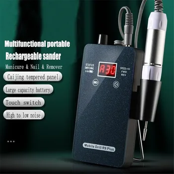 

Pen Shape Electric Nail Drill Manicure Filer Kit Nail Polish Machine Set with 6 Acrylic Gel Remover Pedicure Tools Nail Art