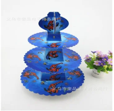 cake stand-1pcs 1, 2, 3, 4, 5, 6, 7, 8, 9 st принадлежности для дня рождения праздничные украшения: воздушные шары, скатерть с человеком-пауком, декор для детского душа - Цвет: cake stand-1pcs