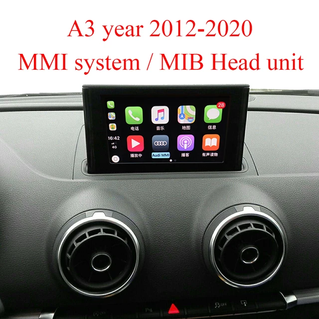 車載スクリーンミラーワイヤレスandroidの自動レトロフィットアップルcarplayソリューションアウディmmi 2グラム3グラム4グラムa1 Q2 A3 Q3 A4 A5 Q5 A6 Q7 A8 Car Multimedia Player Aliexpress