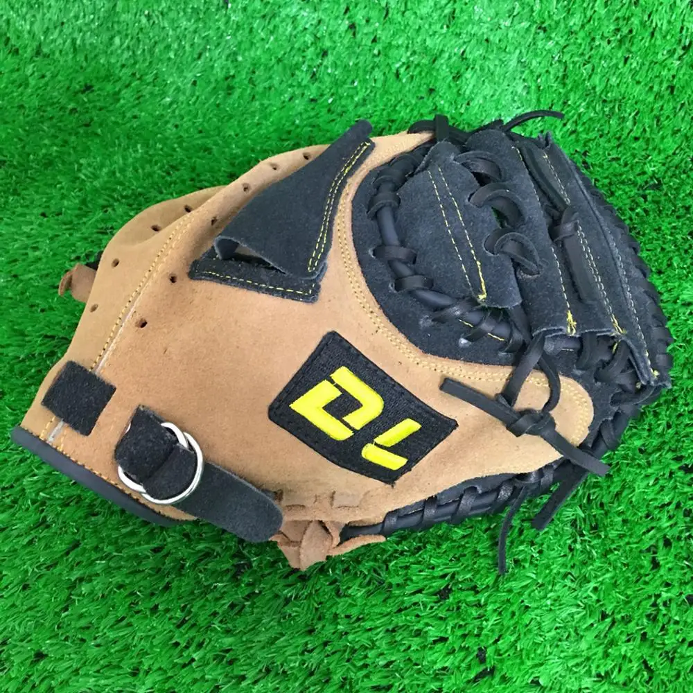 For Sale DL glove new design durable soft feel cowhide leather 32'' catcher's mitt