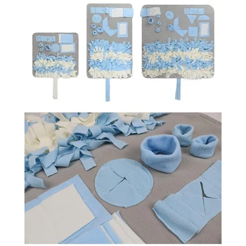 

Soft Pet Dog Snuffle Mat Training Blanket Pet Nose Work Smell Snuffle Pads Training Feeding Blanket Pet Nose Pad