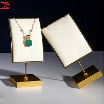 

Pendant Display Jewelry Stand Earring Jewelry Counter Display Props Stainless Steel Necklace Jewelry Display Stand