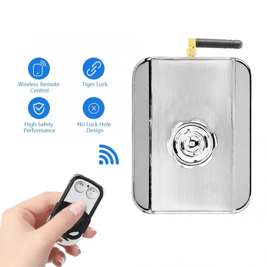 

Stealth Remote Control Electromagnetic Lock Electronic Wireless door locks Home Security Safety Anti-theft Locker