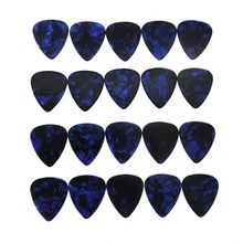 

100pcs/lot Blue Pearl Celluloid Guitar Picks Standard Plectra Multi Thickness