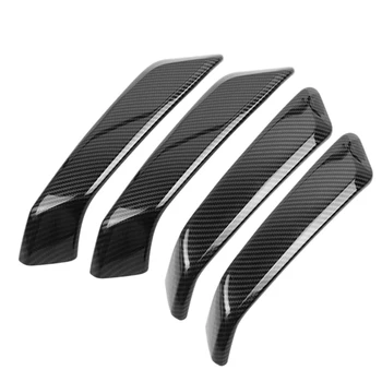 

4Pcs ABS Carbon Fiber Car Inner Door Armrest Cover Trim Door Handle Cover Trim For- Q5 2018-2020