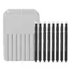 8pcs/Box Hearing Aid Ear Wax Guards Dustproof Earwax Guard Filters 1.2mm/2mm Hole Diameter Hearing Aids Accessory for Elderly 1