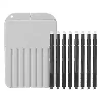 8pcs/Box Hearing Aid Ear Wax Guards Dustproof Earwax Guard Filters 1.2mm/2mm Hole Diameter Hearing Aids Accessory for Elderly 1