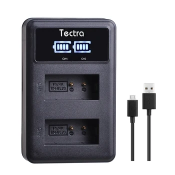 

1PCS EN-EL20 EN EL20 EN EL20a Battery Charger LED USB Charger for Nikon Coolpix P1000 Nikon1 J1, J2, J3 Nikon1 AW1