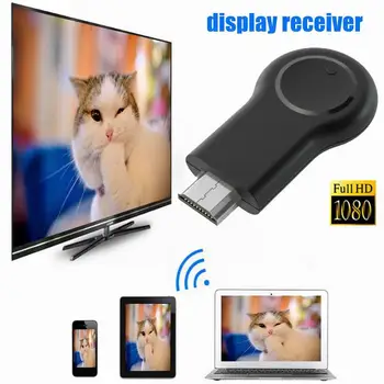 

HD 1080P WiFi Display Dongle Wireless Display Receiver HDMI For Smartphone Laptops To TV Projector Compatible Multiple Platforms