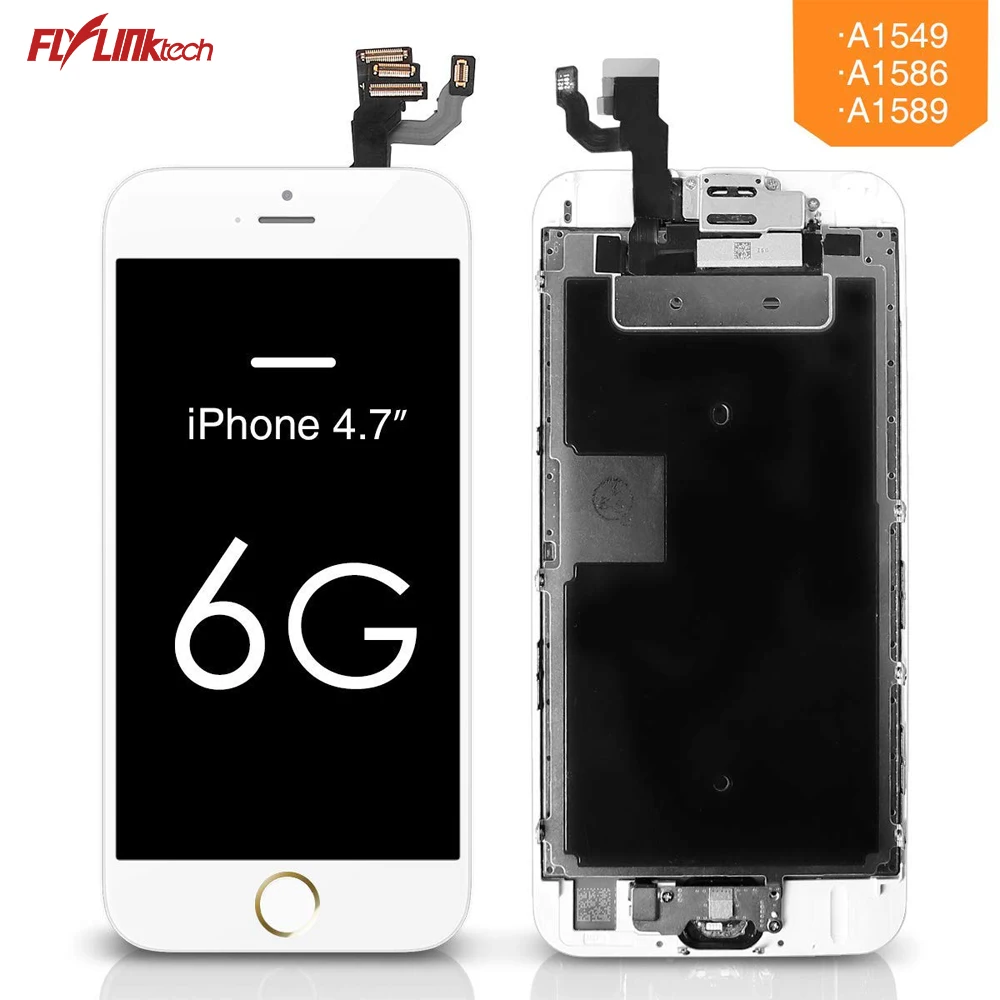 

Compatible for iPhone 6 Touch Screen Replacement 4.7" LCD Display Digitizer Assembly with Front Camera Ear Speaker Sensor