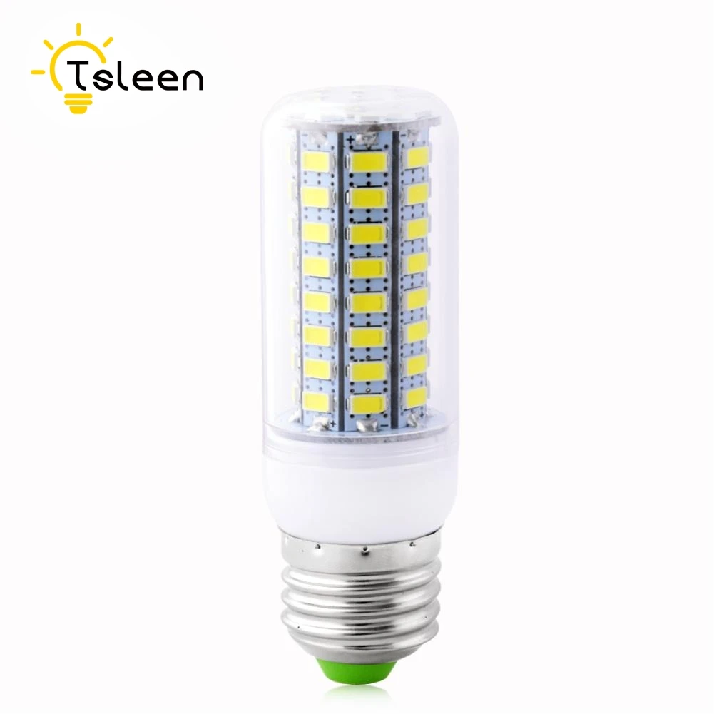 E27 220V Светодиодный светильник 5730 SMD светодиодный лампы E14 Кукуруза 24 30 42 64 80 89 108 136 s
