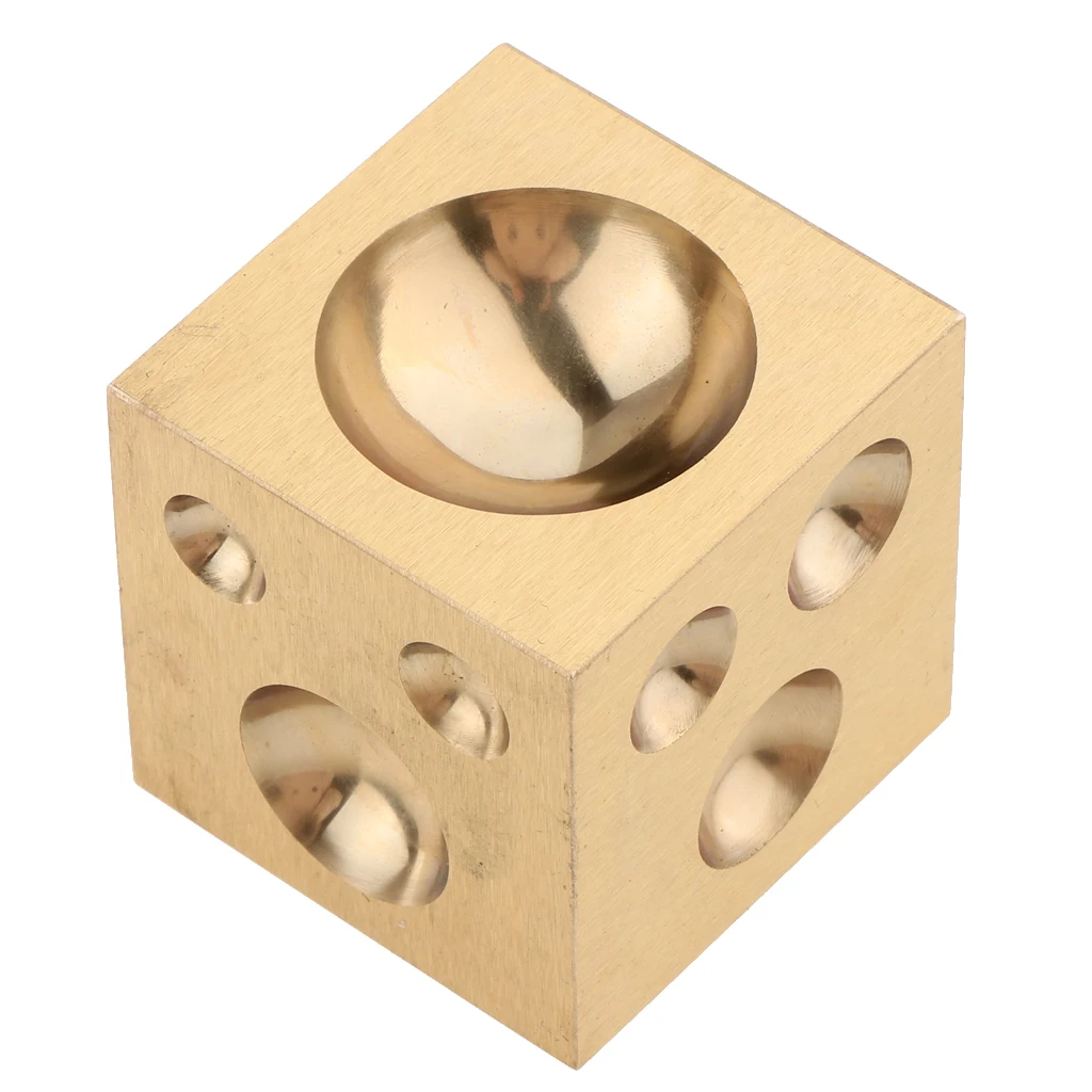 38 мм Dapping монета купольное кольцо ювелирный колокол делая инструменты блок купольная полость