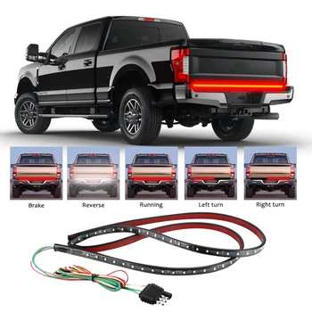 

LED Pickup Light With 60-inch Warning Light, Two-color Turn Signal Strip, Daytime Driving Warning, Happy Car Light With I0001
