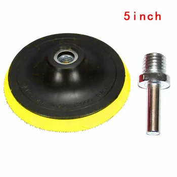 

3-7 Inch Backer Pad Polishing Buffing Plate Rubber +M14 Drill Thread Tool Kit