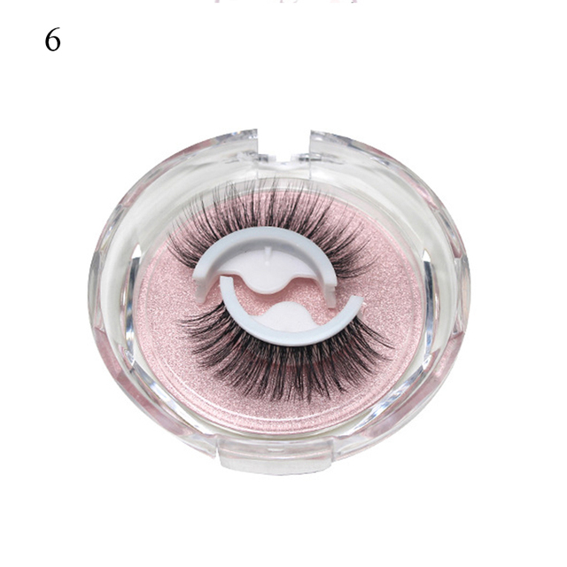 Reusable Self-adhesive False Eyelashes 3D Mink Lashes Glue-free Eyelash Extension 3 Seconds to Wear No Glue Needed Lashes