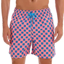 Новое поступление модные мужские шорты для плавания с принтом и карманами для серфинга