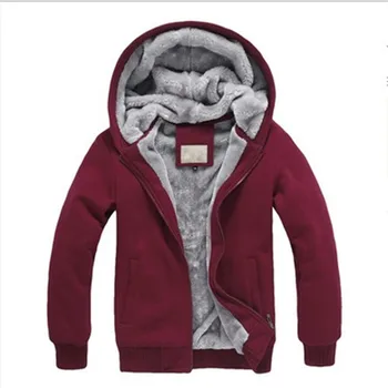 

2020 autumn and winter new men's sweater sports casual fleece solid color cardigan hooded jacket can be customized LOGO