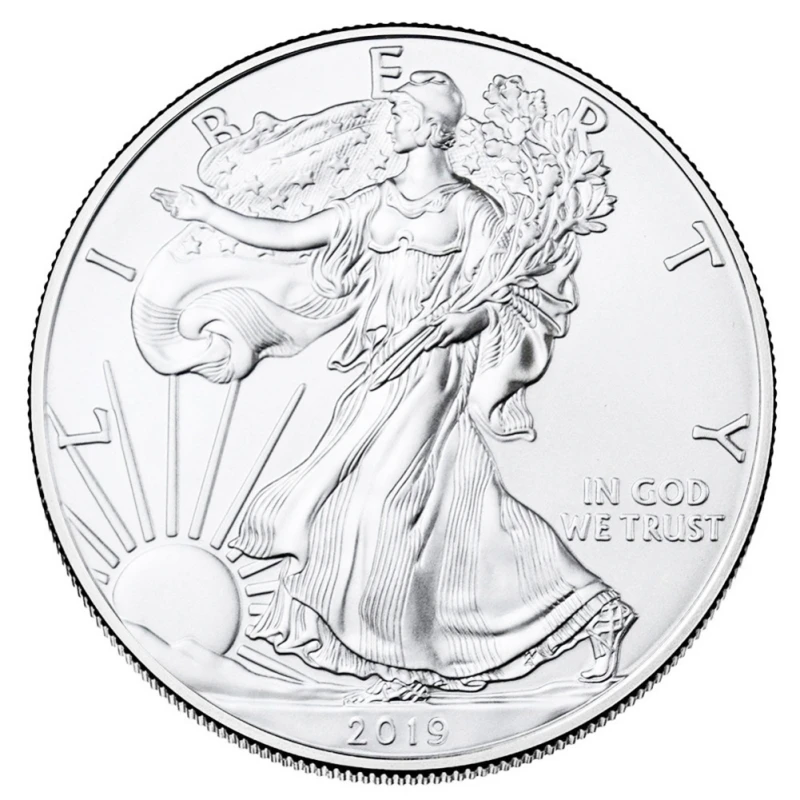

American Statue of Liberty Silver Plated Commemorative Coin Eagle Claw Collection Coin Morgan Dollar Us Coins