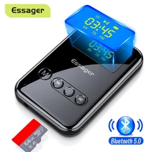 Essager Bluetooth 5.0 nadajnik-odbiornik 3.5mm Jack Aux Audio Adapter bezprzewodowy do komputera TV słuchawki samochodowy Bluetooth 5 0 odbiornik
