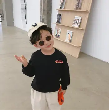 

2020 new girls boys t-shirt spring cotton fashion kids sweatshirt 1-6t HM662