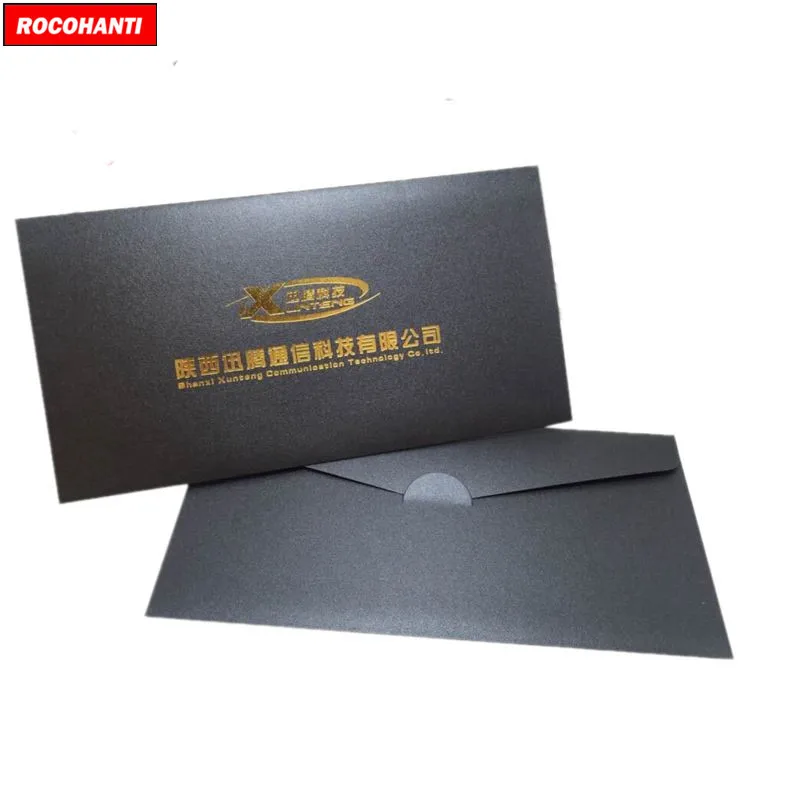 Custom Recycled black art paper Custom Cardboard Pouch Paper Envelope  Sleeve Packaging customized DL business invitation card e - AliExpress