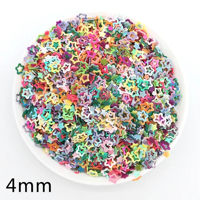 20g/Bag PVC Loose Sequins Paillettes Crafts Mixed Confetti For Nails Art Manicure/Wedding/Festival Decoration Sewing Handcraft Hollow star
