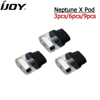 

3pcs-9pcs IJOY Neptune X Pod Cartridge 1.8ML Top Filling Atomizer 1.0ohm Vaporizer For E Cigarette iJOY Neptune X Vape Pod Kit