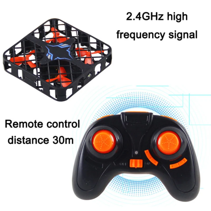 Мини-Дрон с камерой HD 2,4G 6 Axises Gyro 3D Flip RC вертолет с безголовым режимом Квадрокоптер со светодиодный светильник возвратный Дрон в один клик
