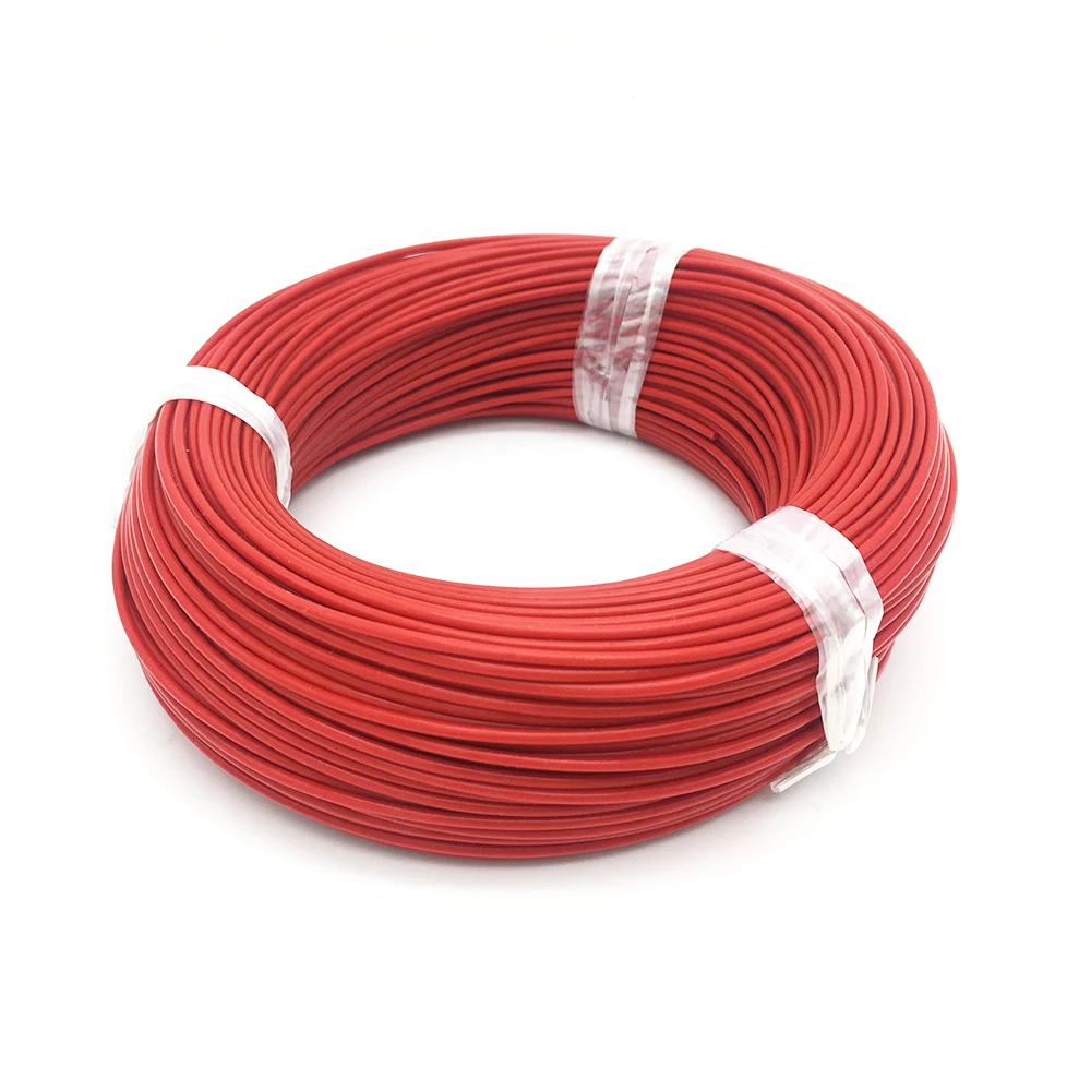 All Size 24K Fluoroplastic Jacket Carbon Fiber Heating Cable 17 Ohm/m Warm Floor Heating Wire.