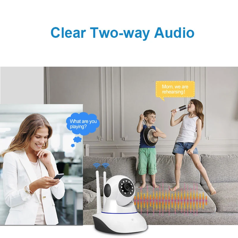LSmart 1080P Мини WiFi IP камера WiFi беспроводная домашняя камера безопасности камера наблюдения детский монитор CCTV камера