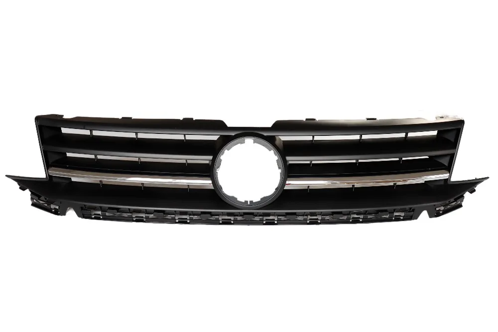 2K5853653B для VW Caddy-на переднюю решетку темно-серого цвета с серым формовочным защитным грилем передний бампер с эмблемой