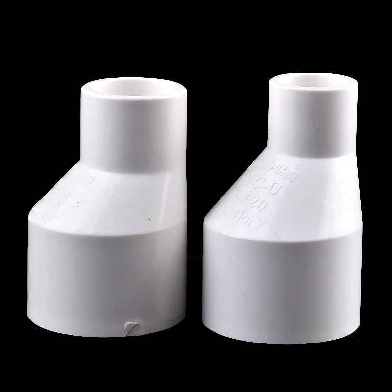 1Pc PVC Gerade Exzentrische Reduzierer Anschlüsse, Garten Bewässerung Wasser Rohr Joint Entwässerung Rohr Zubehör Aquarium Adapter – Detail 5