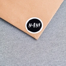 27bgj-40 мм товарные наклейки, хлеб, молоко, йогурт упаковка, подарочные наклейки на коробку, дни рождения, логотипы, пользовательские наклейки "YAY"