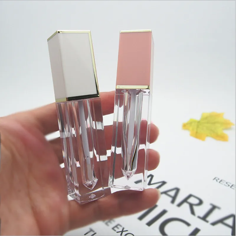 

10/30pcs 4.5ml Empty Lip Gloss Tube,DIY Square Portable Liquid Lipstick Bottle Clear Lip Gloss Bottle Lipgloss Tubes Wholesale