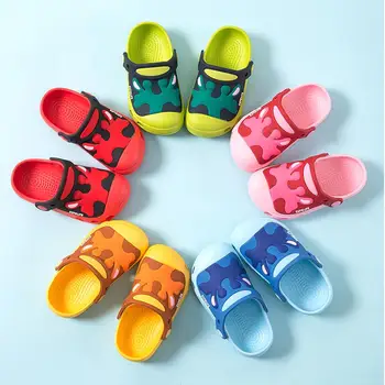 

Summer Children Cartoon Characters Cave Shoes Toddler Baby Boys Girls Cute Beach Sandals Slippers Flip Shoes Antiskid Slippers
