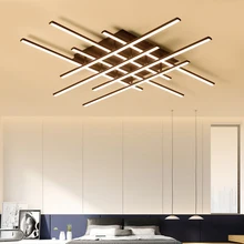 NEO gleam черный/белый Алюминий Современные светодиодные люстры для Гостиная Спальня кабинет дома деко AC85-265V потолок Люстры