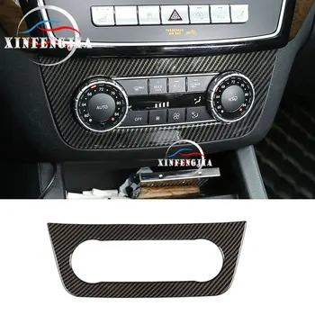 

For Mercedes-Benz ML GL GLE GLS Class W166 X166 12-19 Carbon Fiber Color Center AC Switch Adjust Panel Trim Cover