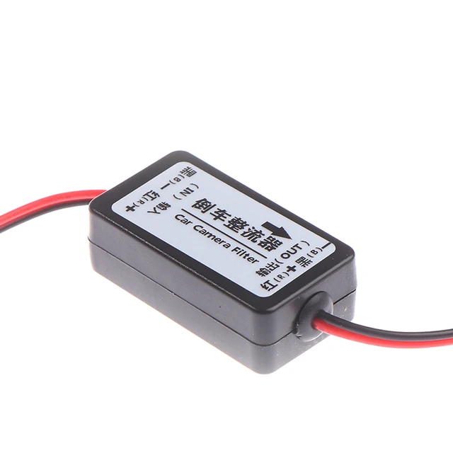 12V DC Power Relay Capacitor Filter Rectifiers for Car Rear View Back Up Camera 4
