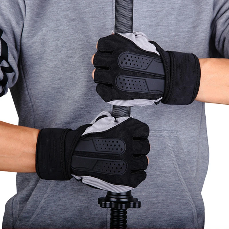 Sports Fitness Body Buliding Training Gym Gloves Multifunction Men Women Sweat Absorption Resistance Weightlifting Gloves